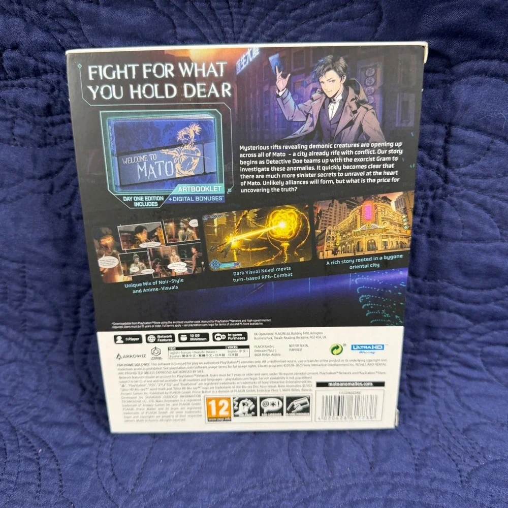 Mato Anomalies Day One Edition Sony PlayStation 5 PS5 RPG Game with Artbook